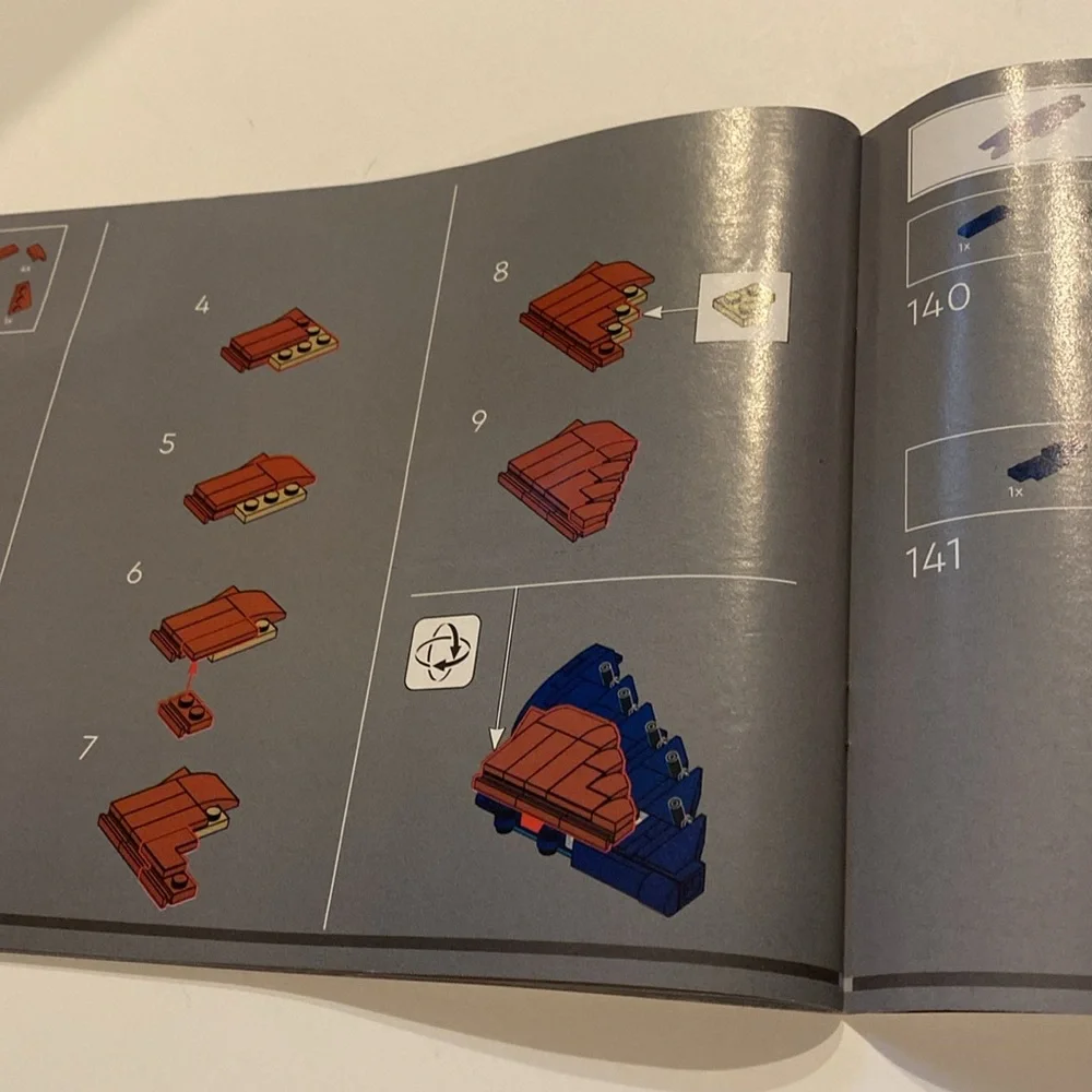 Lego Icons Kingfisher Instruction Booklet Preowned